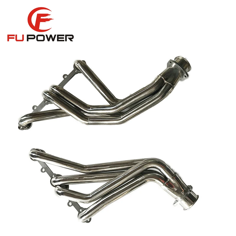 BLPextrm Stainless Steel Exhaust Header Manifold Fit for Chevy 1984-1991 283/302/305/307/327/350/400 Small Block 