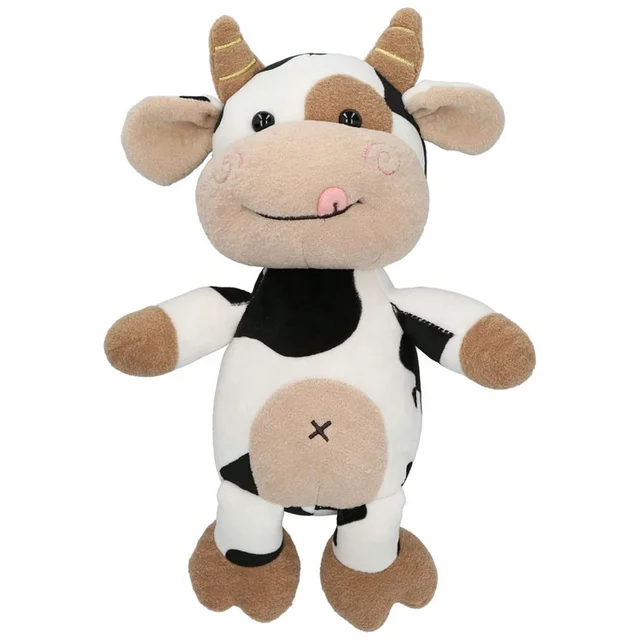 Custom Toys Cow Plush Toys Baby Cute Farm Animals Soft Plush Customized Logo Plush Toys