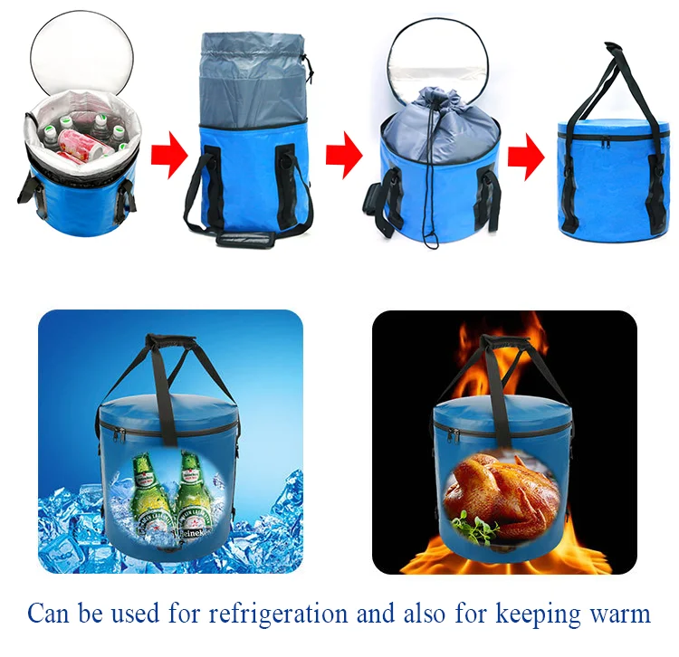 20l Insulated Plastic Outdoor Collapsible Leakproof Portable Travel