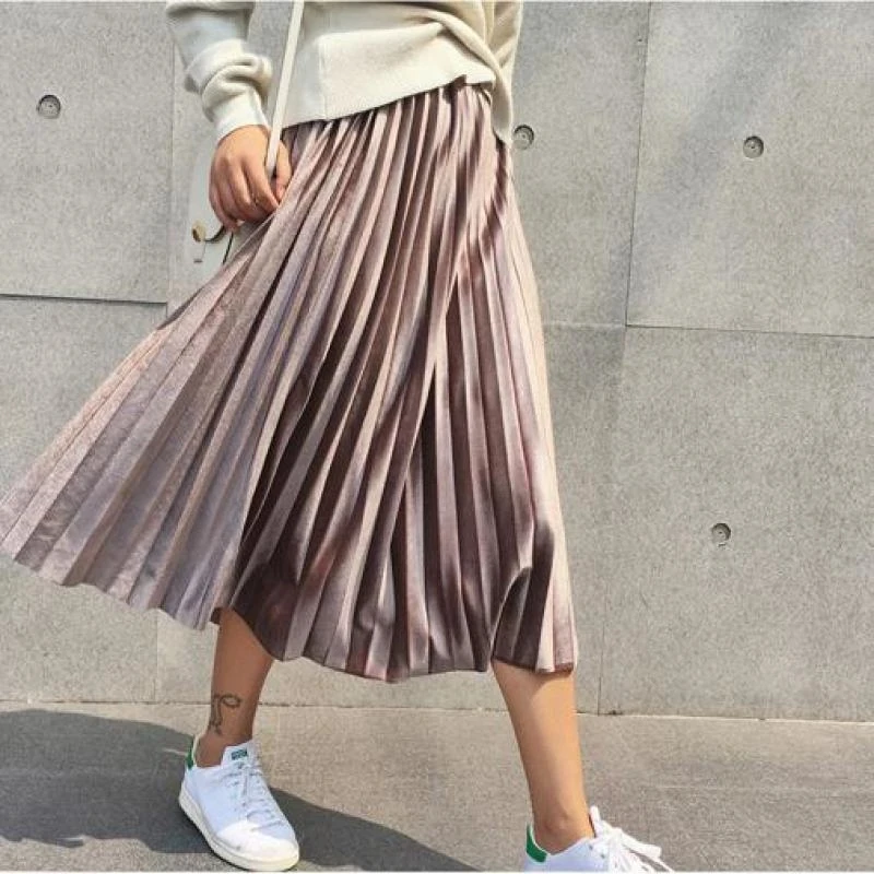 Gonna lunga a va alta autunno inverno per donna Moda