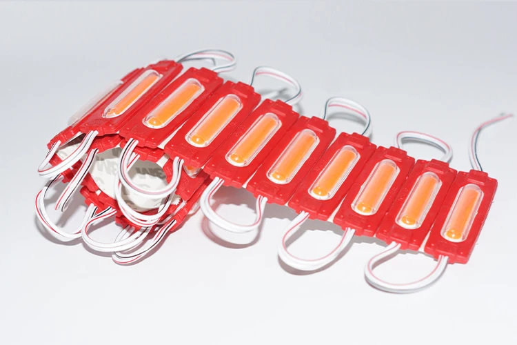 High-power 1.5w Ip65 12v Red Cob Led Injection Modules With Lens Led ...