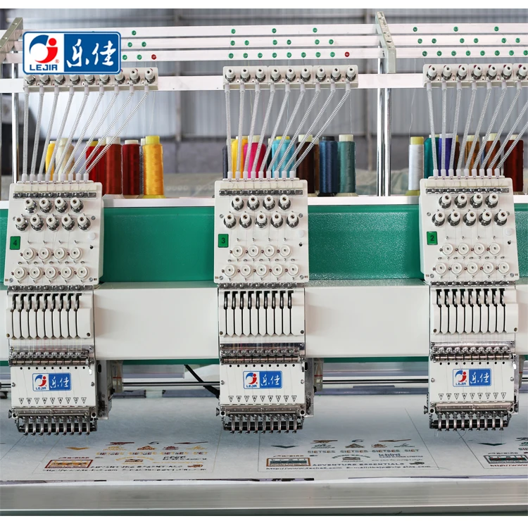 Dahao Computer High Speed 9 Needle Tajima Industrial Computerized Flat Embroidery Machines