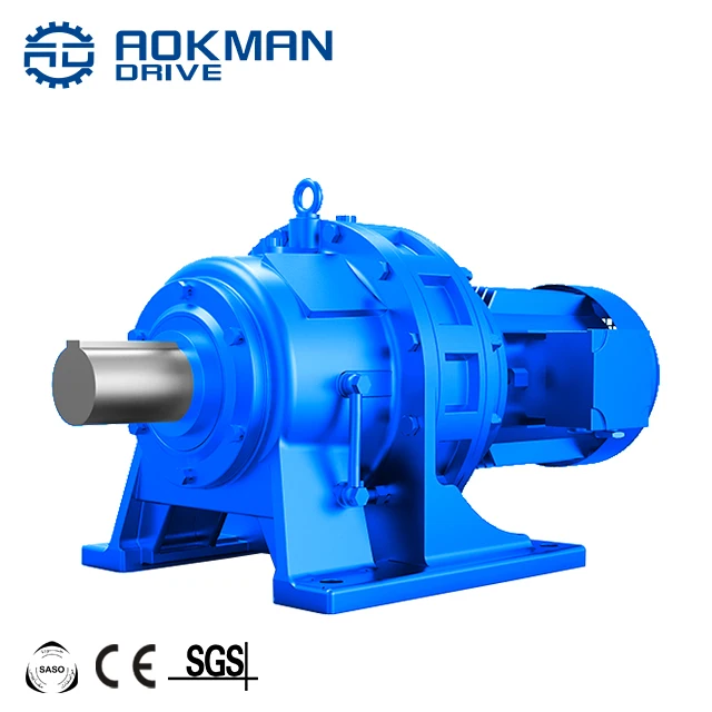 Aokman Solid Shaft Output Cycloidal Pin Gear Reducer for Power Industrial Transmission