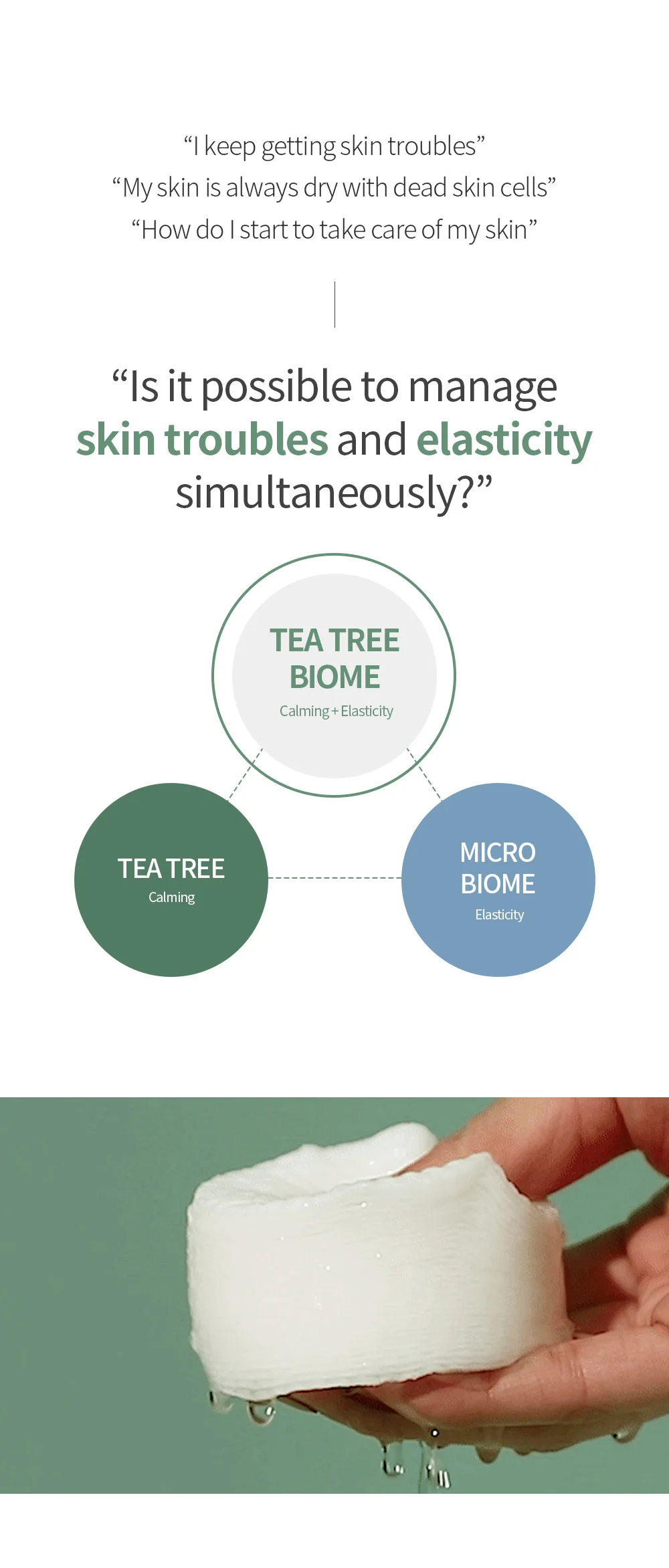 Hot Sale Cleansing Pad Treatment Pad Acne Removal Exfoliating Cleansing