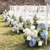 Blu bianco 45 cm