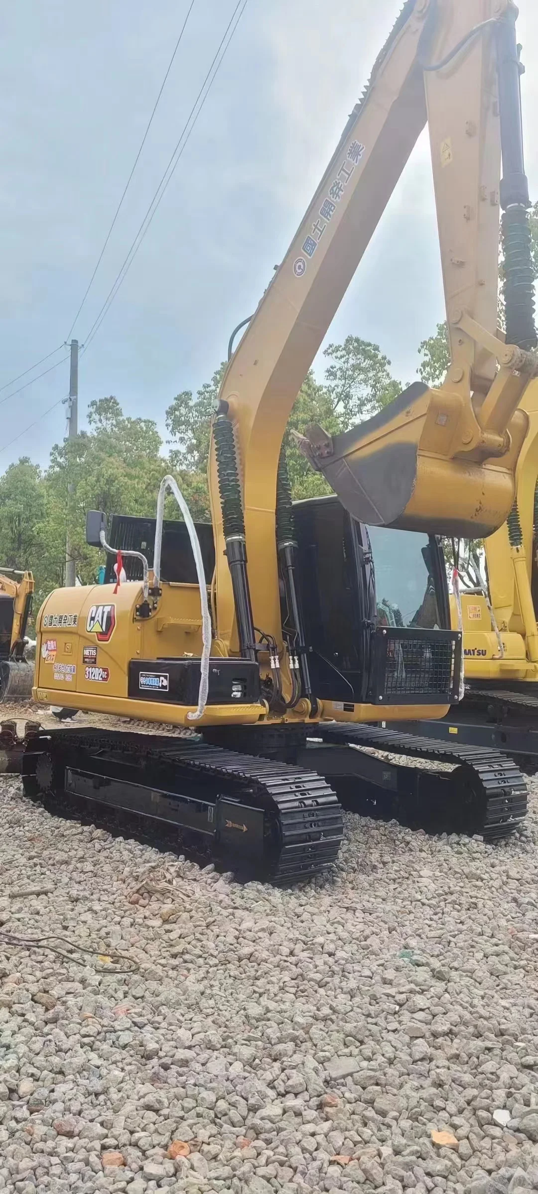 Japan 12ton Used Cat Excavators 312 Caterpillar Construction Excavator