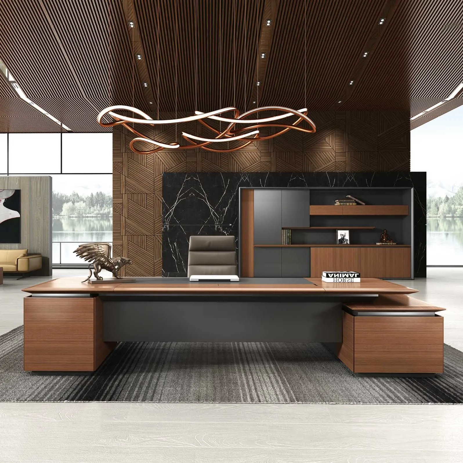 Boss Office Furniture Supplier Luxury High End Executive Modern Style Office  Desk - Buy Import Office Furniture,Supply Office Furniture,Muebles Para De  Oficina Modernos Luxury Wooden Office Table Product on 