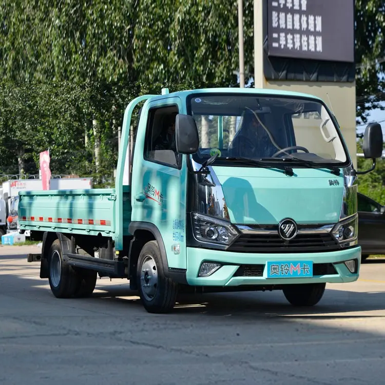 cheap price high quality Foton AOLING M Truck 122hp 4X2 2.38t 3.42m Semi-Cabin Light Truck Foton AOLING Truck factory