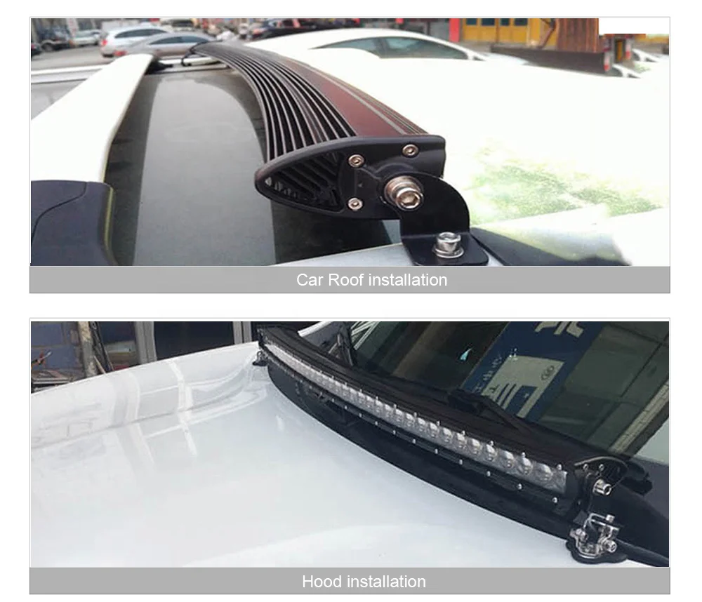 20/30/42/52インチ シングルロウ LEDバー スリムカーブドLEDバー