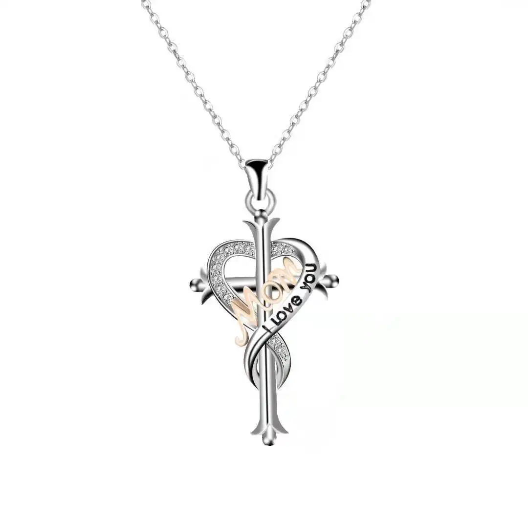 Hainon Trendy Cross Infinite Love Heart 