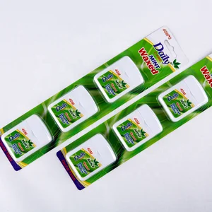 Daily Care Wholesale Supplier 3 Boxes Hang Blister Card Waxed 50m/roll Nylon Expanding Floss 500D 840D 1260D