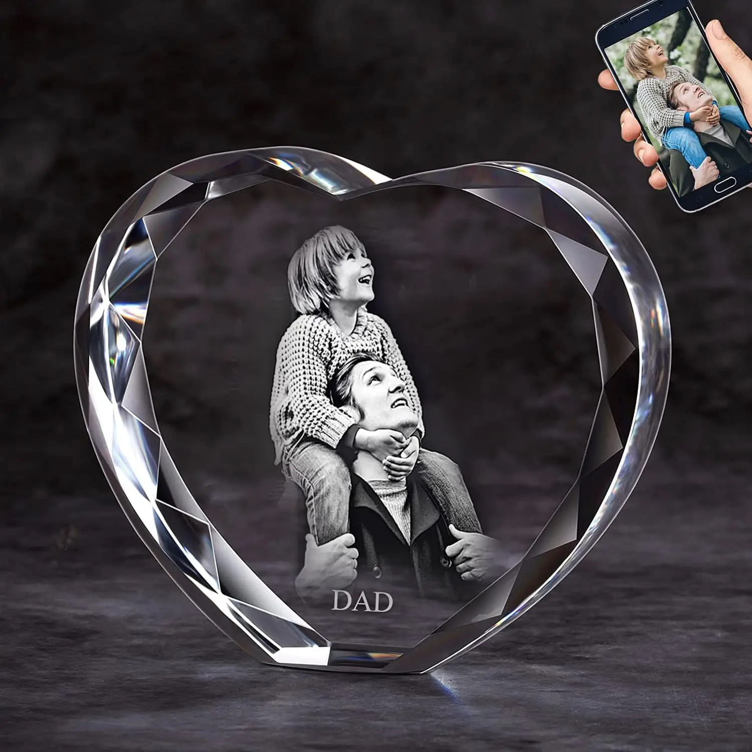 Gravação a laser 3d brilhante em cristal k9 em branco artesanato personalizado gravação a laser em vidro cristalino 3d Sua Própria Foto souvenir cubo cristal em branco