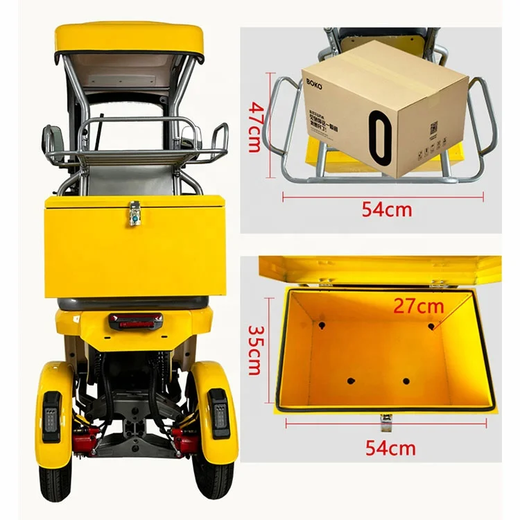 Chinese Adult Three Wheeled Electric Freight Three Wheeled Buy 2024 New Electric Tricycle On