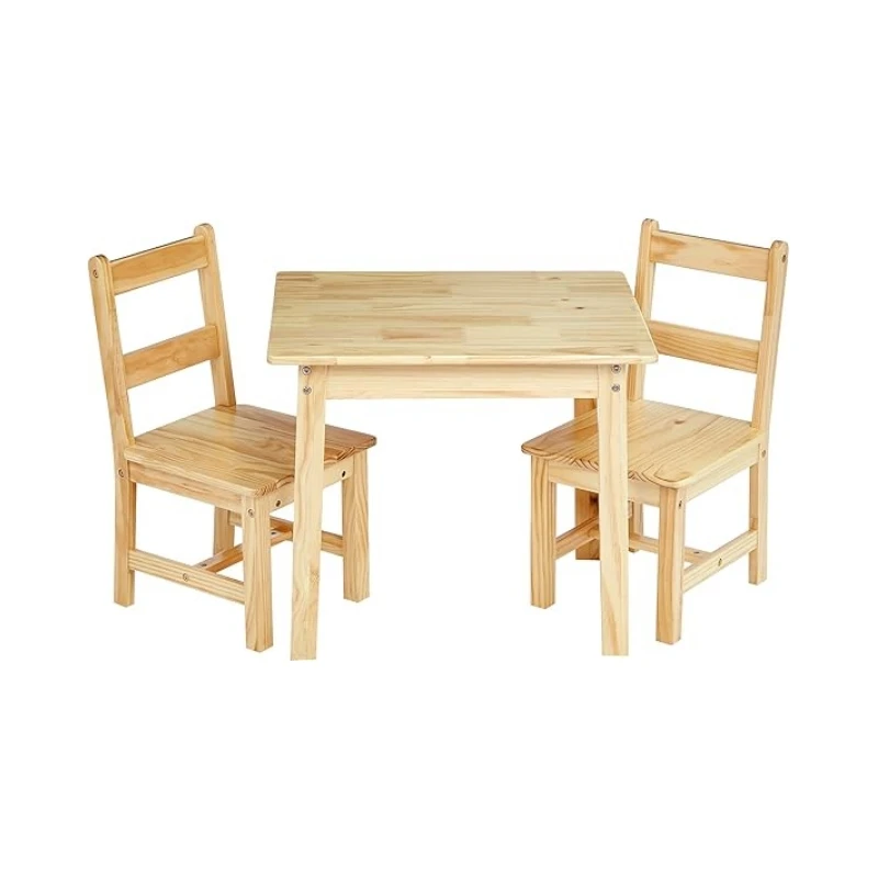Низкая цена высококачественные легкие натуральные прочные детские стулья из массива дерева