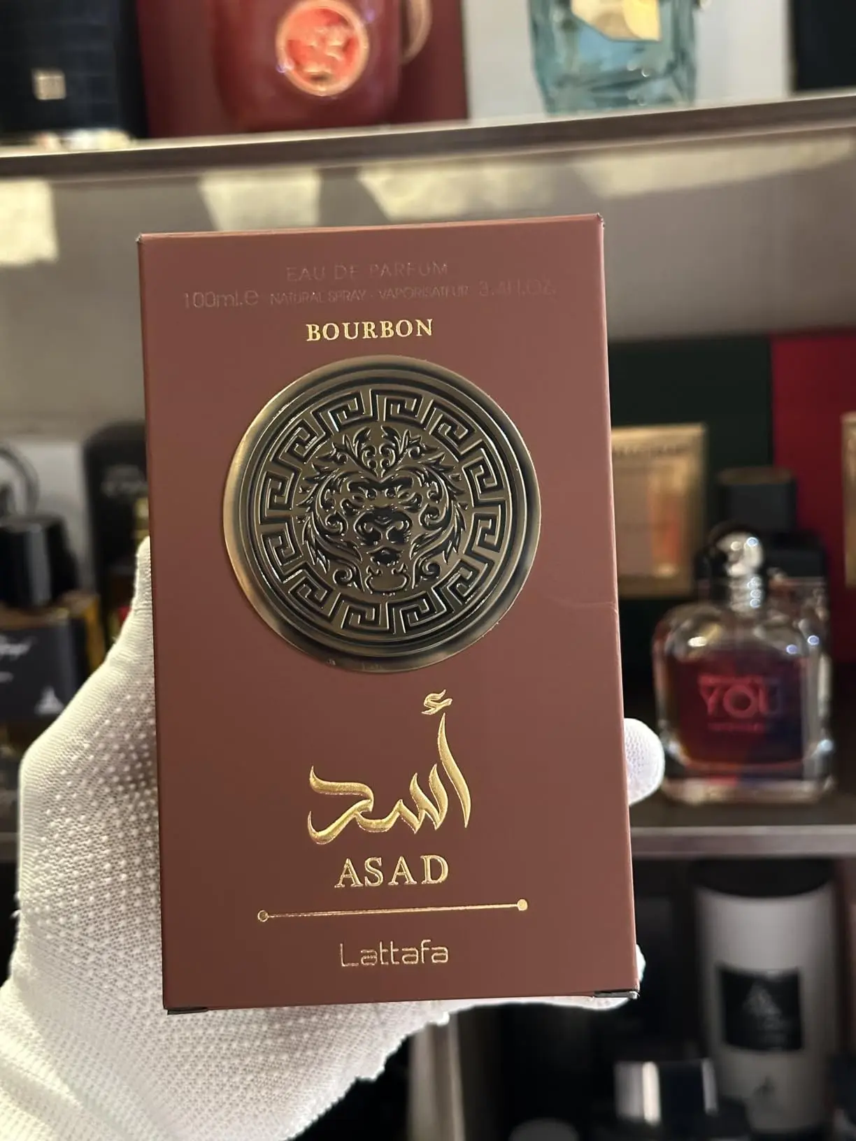 Asad Bourbon para Unissex Eau de Parfum Spray, 3.4 Onças / 100 ml