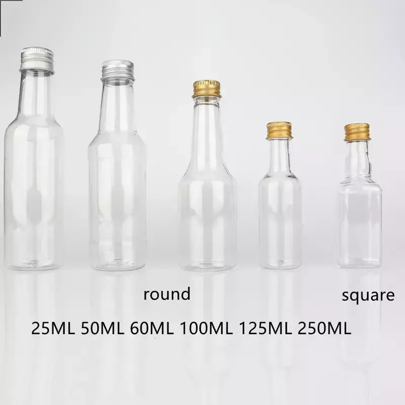 36 Pièces Mini-bouteilles Vides 25ml 50ml 100ml Mini-bouteilles En