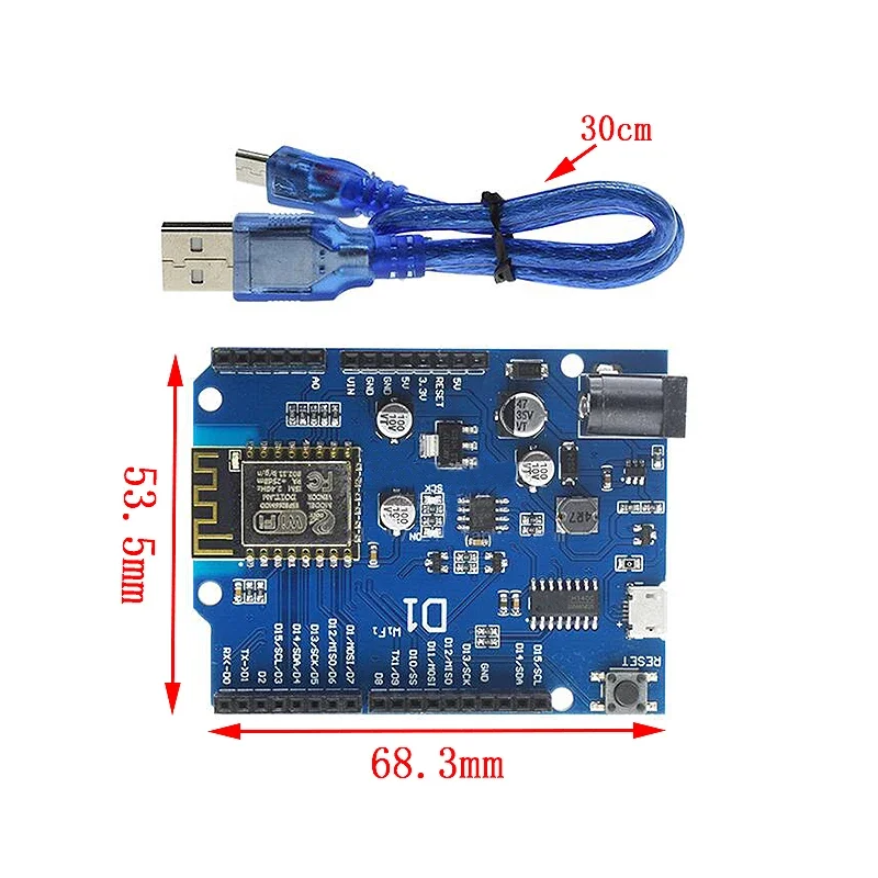 1set Uno R3 Official Box Atmega16u2 / Uno+wifi R3 Mega328p Chip Ch340g ...