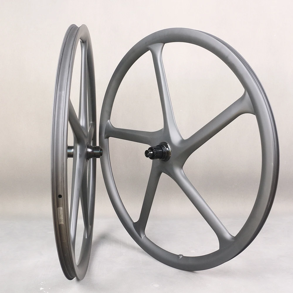 MTB/ロード/ディスク/トラック/バイク用フルカーボン5スポーク