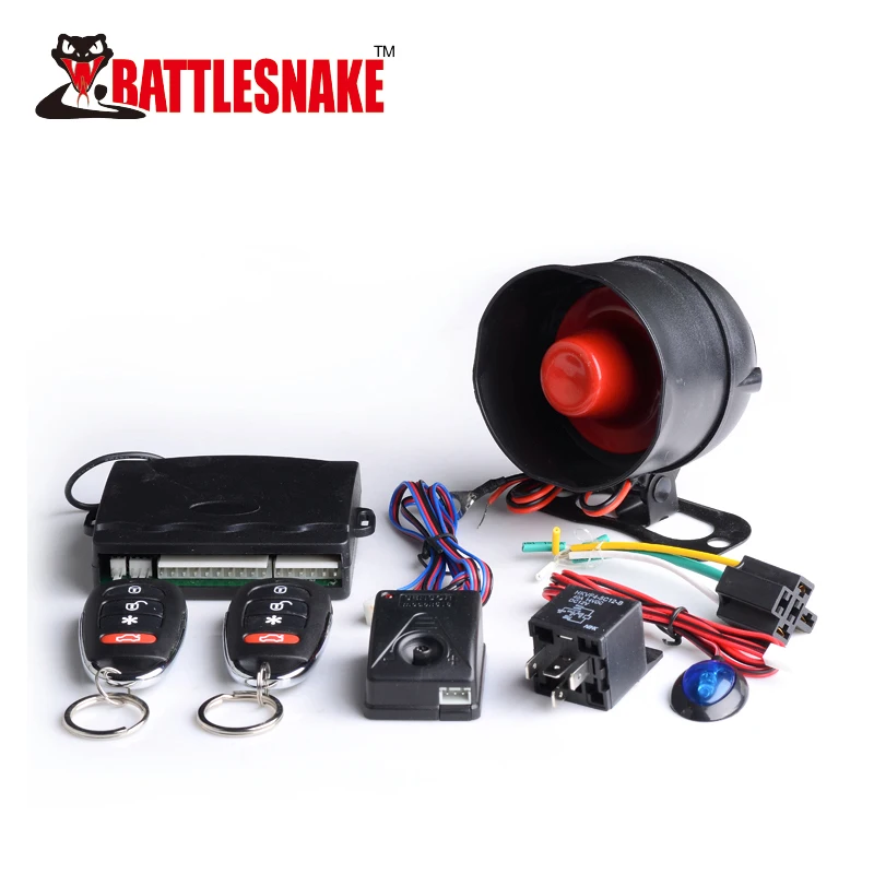 Universal Remote Control Car Alarm Security System DC12V Remote Start Car Alarm for Car Bus