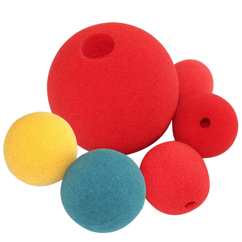 100 New Red 2" Foam Clown Nose Circus Costume Carnival Party Favor Sponge 