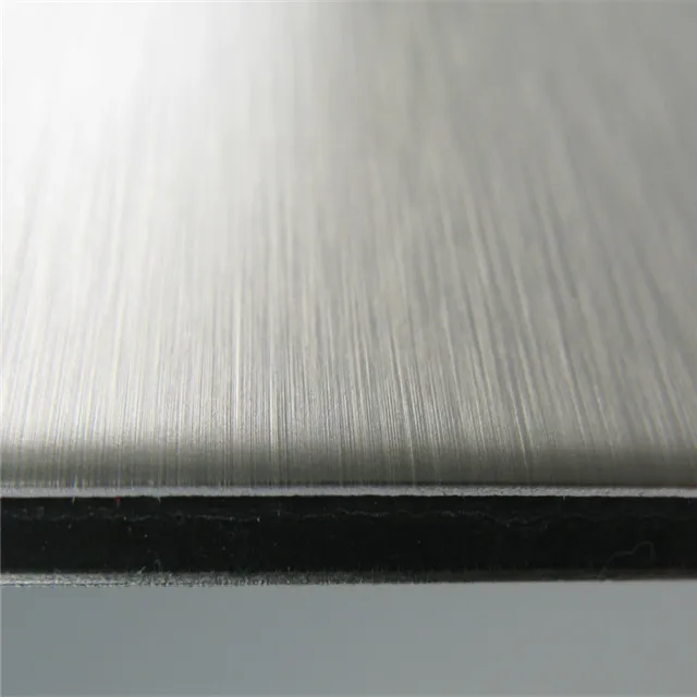 Brushed Aluminum Composite Panels Alucobond 1220x2440mm Fireproof Anti-static Apartment Use Brown Color