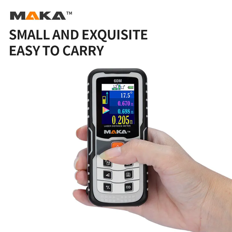 
 Высокоточный Лазерный дальномер 60 м, дальномер, дальномер, измерительные инструменты, профессиональный дальномер  
