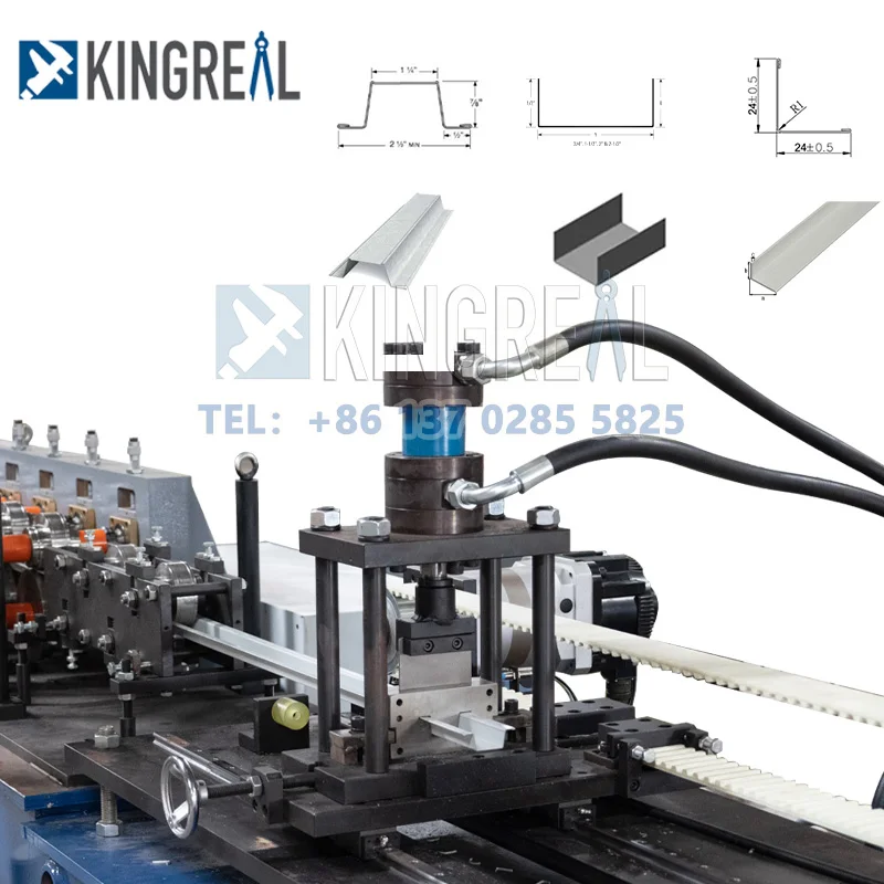 Light Gauge Steel Frame House Machine Steel Frame C U H F Cold Roll