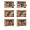 Brown 6pcs/set