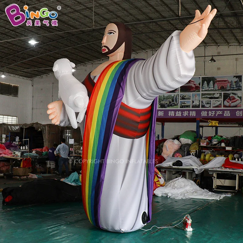 Custom Made Design Inflatable Baby Jesus Christ Statue Model Balloon Inflatable Sculpture Giant Inflatable Jesus for Display