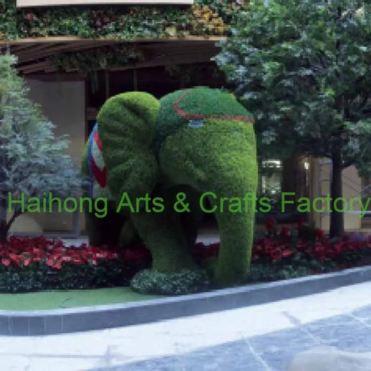 Лидер продаж, потрясающее искусственное садовое украшение, топиарное животное, самшит, зеленое растение