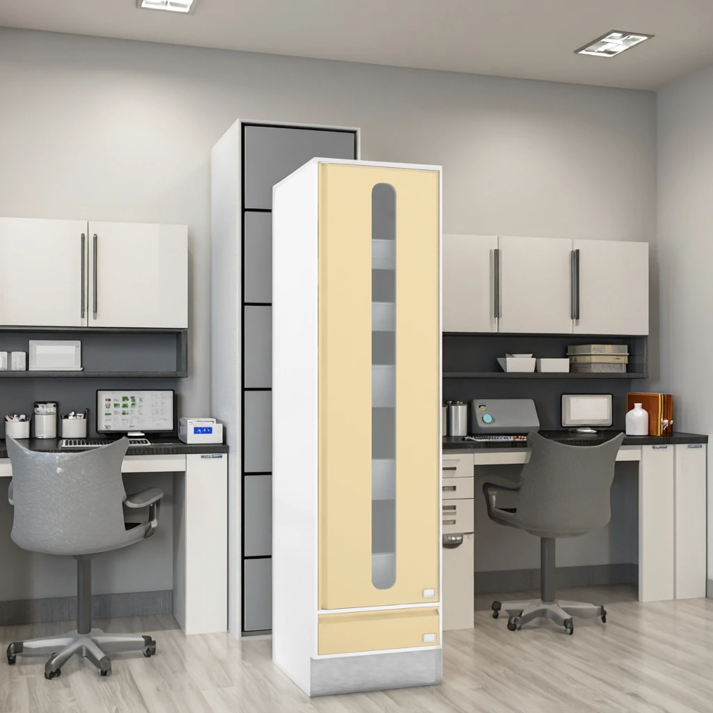 High Volume IV Infusion Hospital Cabinet 980mm Stainless Steel Adjustable Partition Inventory Management Labeling Medication 5