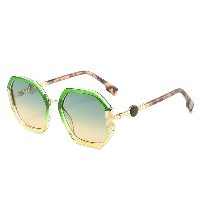 Trendy Polygonal Oversized Metal Retro Women's Luxury