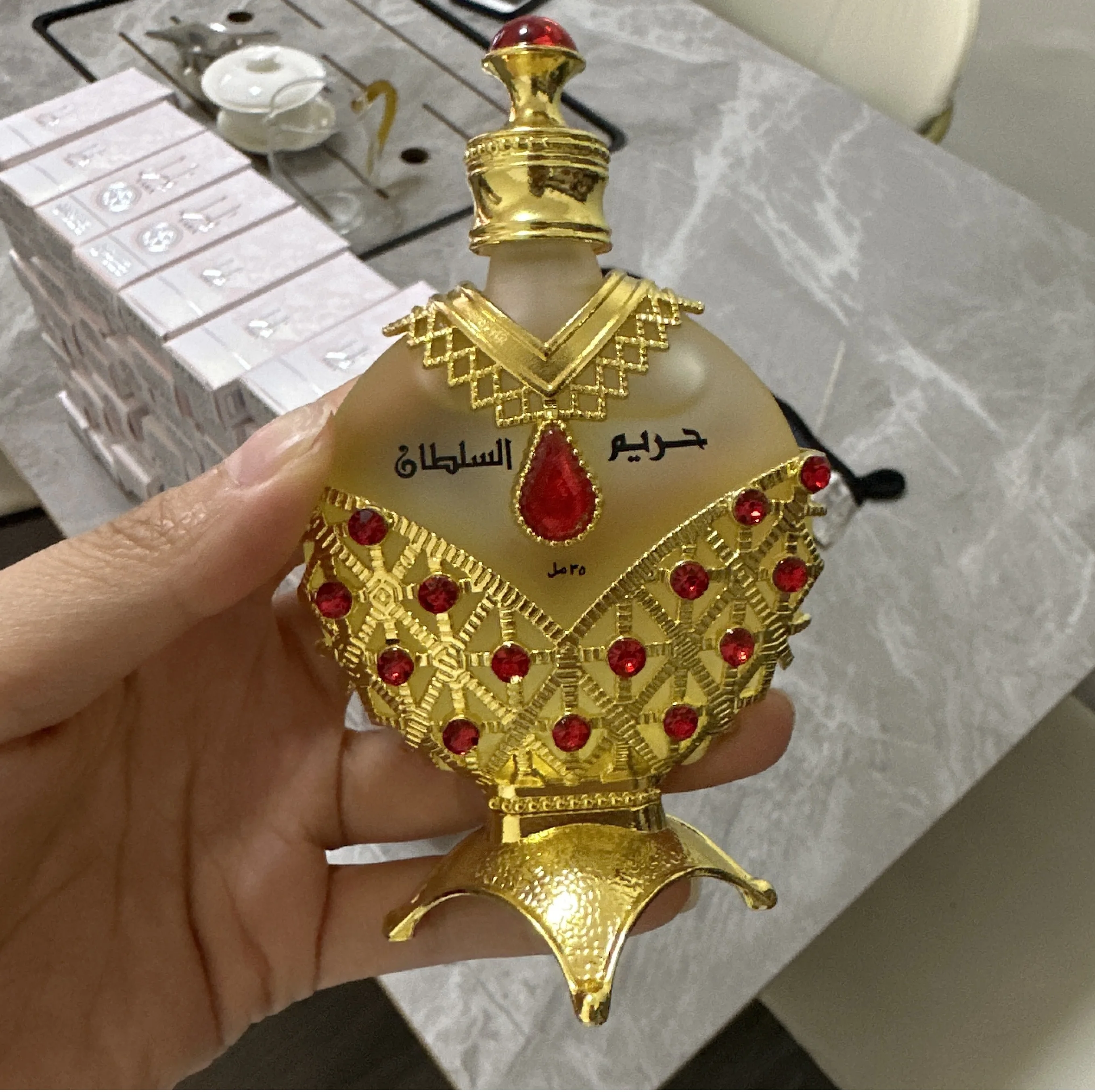 Hareem Al Sultan Gold Perfume Oil - 35 ML by Khadlaj Premium Quality Best Fragrance Perfumes for Unisex