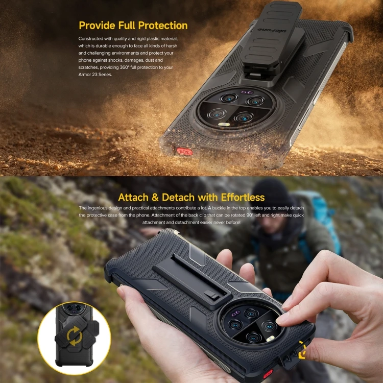 Ulefone Armor 23 Ultra Shockproof Protective Phone Case & Carabiner
