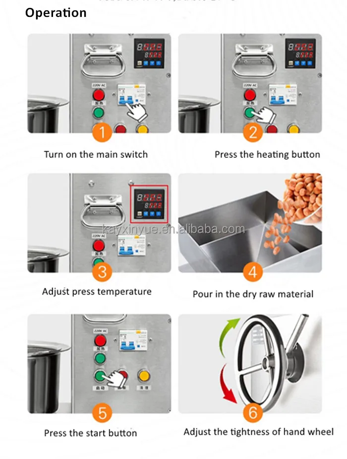 Factory Direct Sales Soybean Oil Machine Peanut Oil Press Machine Automatic Coconut Oil Expeller