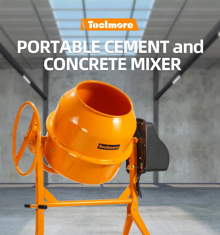 Toolmore Mini Electric Motor Concrete Mixer 200l Price For Sale - Buy ...