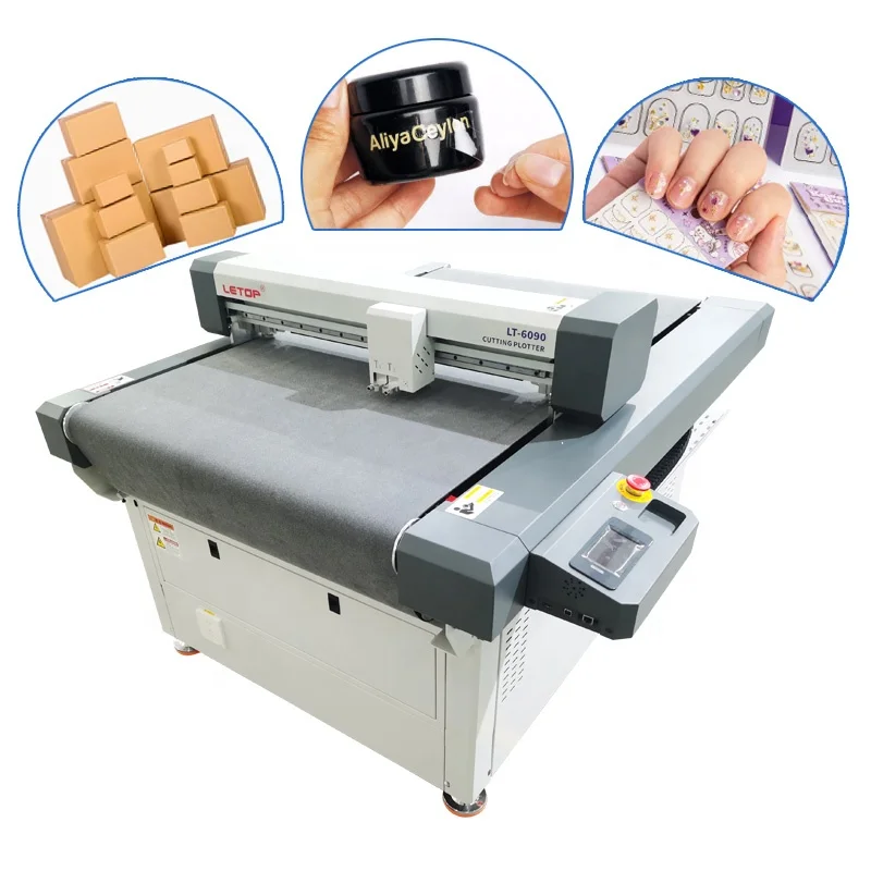 LETOP Automatic Flat Die Cutter Sticker Printer Plotter Flm Cutting Machine Sticker Cut Plotter Printing and Cut Vinyl Machine
