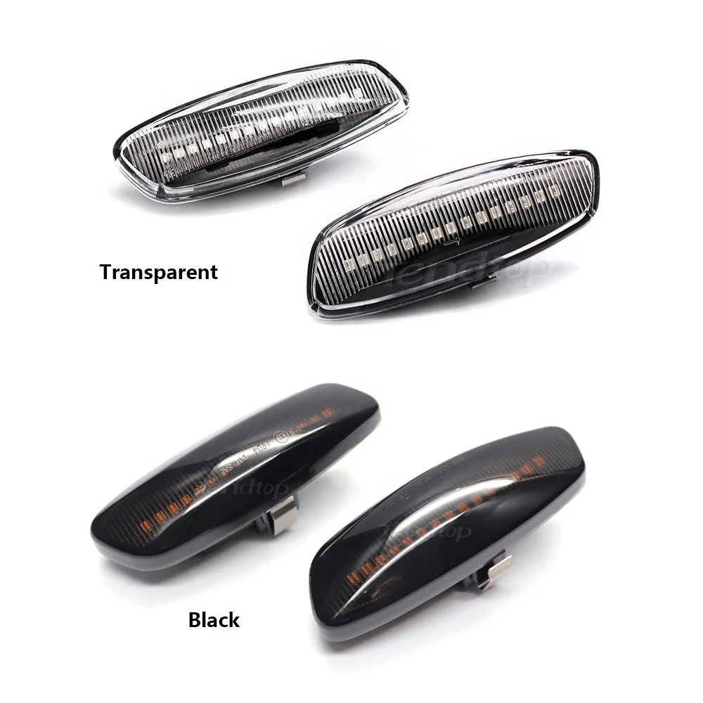 6 Options LED Sequential Side Marker signal Lights for Peugeot 308 3008 207 RCZ 5008 Citroen C4 C3 C5 DS3 Blinker Indicator Lamp