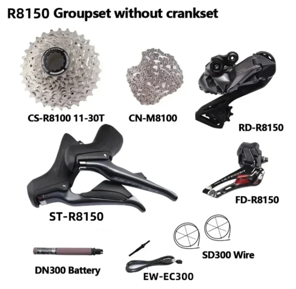 Shimano ULTEGRA R8150 Di2 Electronic Groupset for Road Bikes