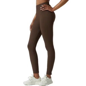 New High Waist Custom Logo Yoga Peach Buttock Leggings Scrunch Butt Sweatpants Sexy Women Yoga Pants