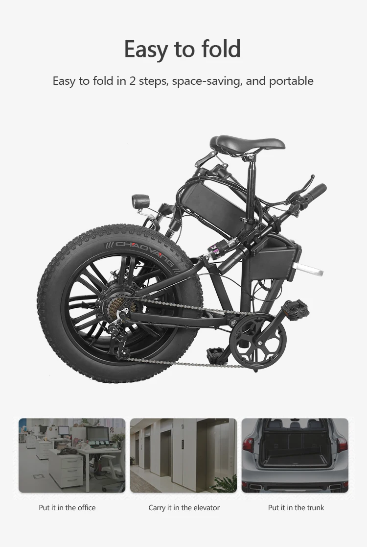 3 wheels electric cargo bicycle