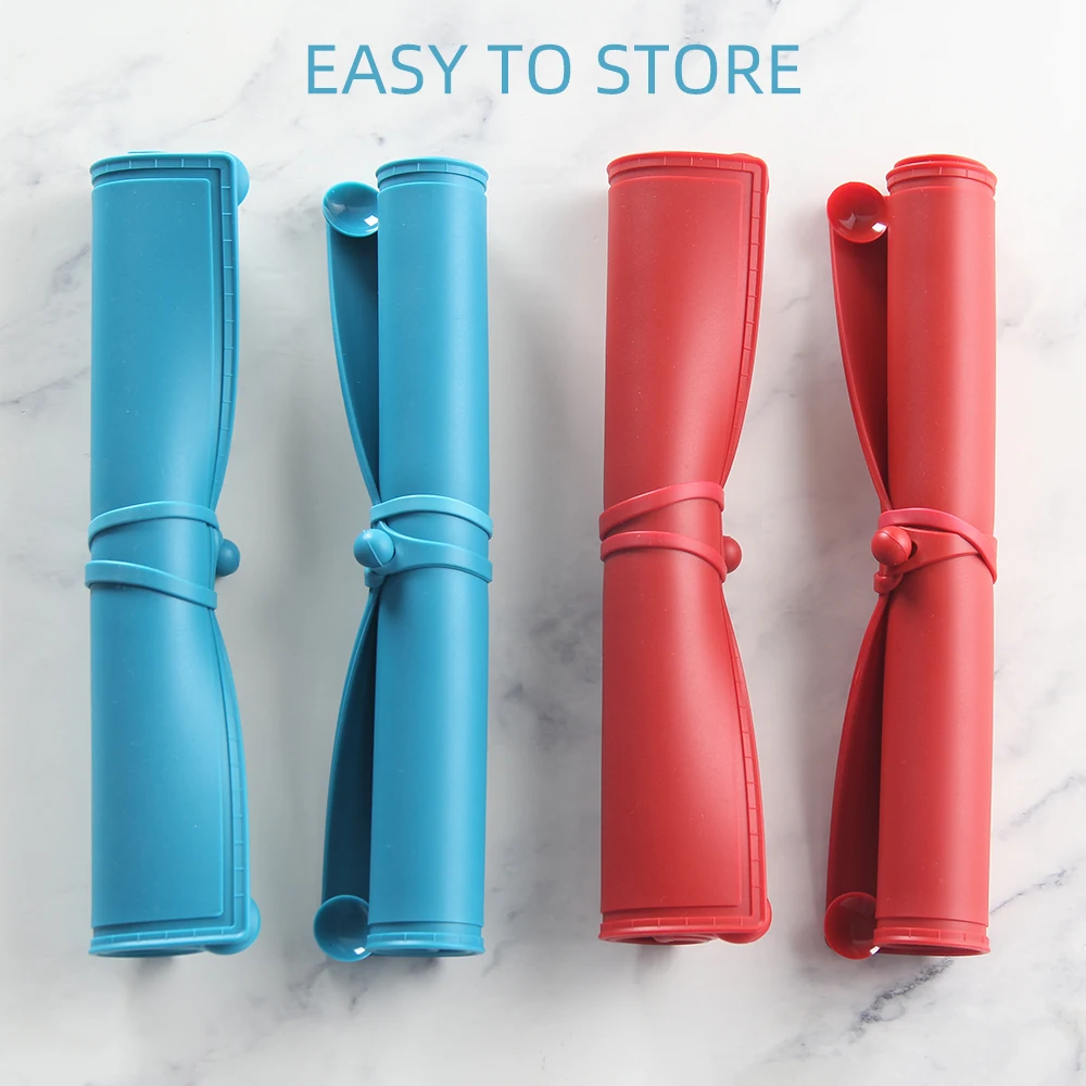 Collapsible Silicone Cutting Board Portable Slip Resistant Cutting Mat Kitchen Gadget For Home