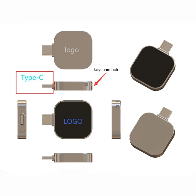 Type C Usb Key LED Light up Usb Disk With Custom logo Wholesale 2.0 3.0 4GB 8GB 16GB 32GB 64GB 128GB Usb Gadget for PC
