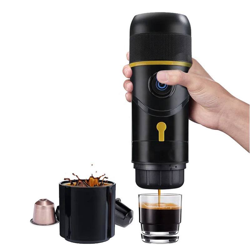 Portable Car Espresso Coffee Maker Machine 12v Dc Fully Automatic Coffee Machine Portable