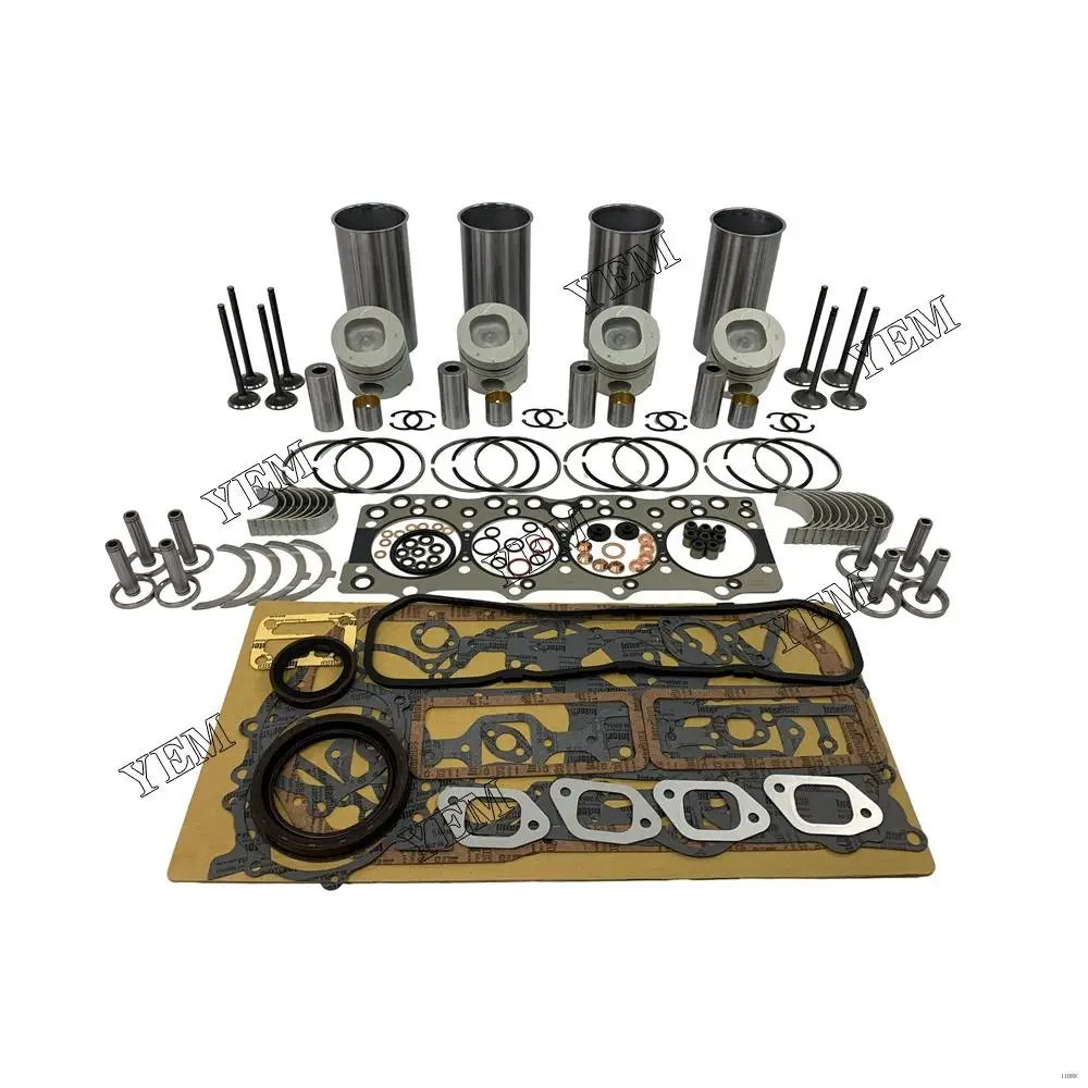 4BD1 Repair Kit With Overhaul Gasket Set Piston Rings Liner Bearing Valves for Isuzu Original Excavator Part
