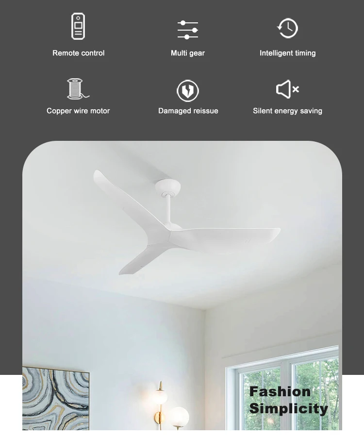 Ceiling Fan, HSG, 52-Inch, LED - detail 6