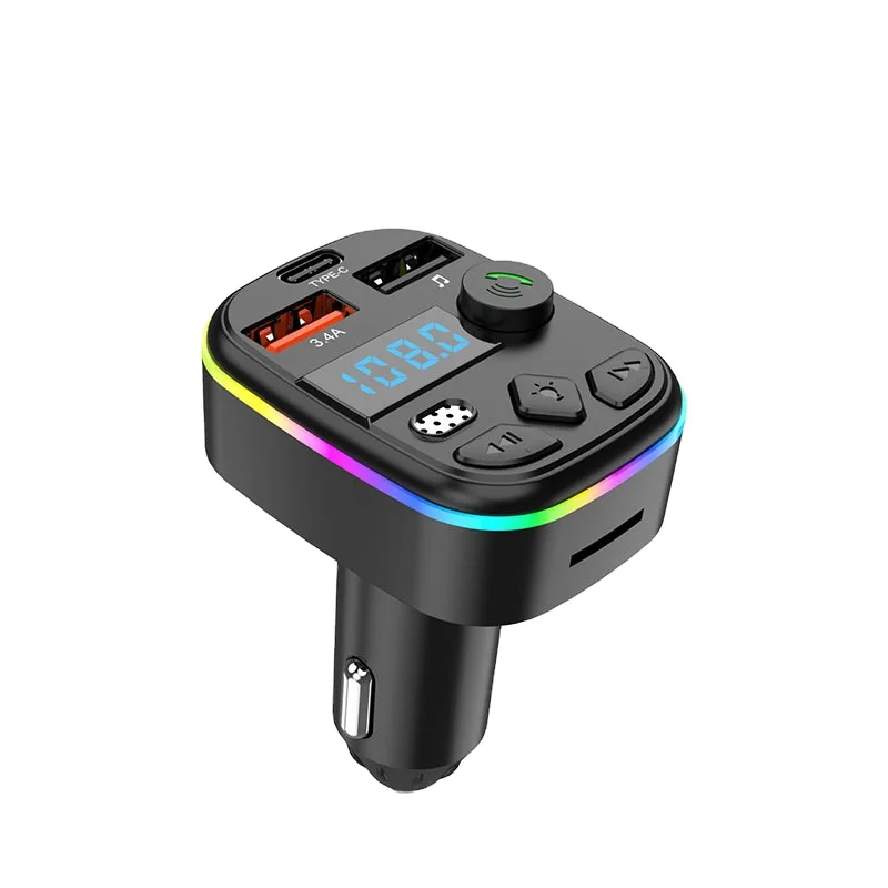 Multifunction Wireless MP3 Player Car Bluetooth MP3 Player Hands-free Call  FM Transmitter with 3A USB CHARGER