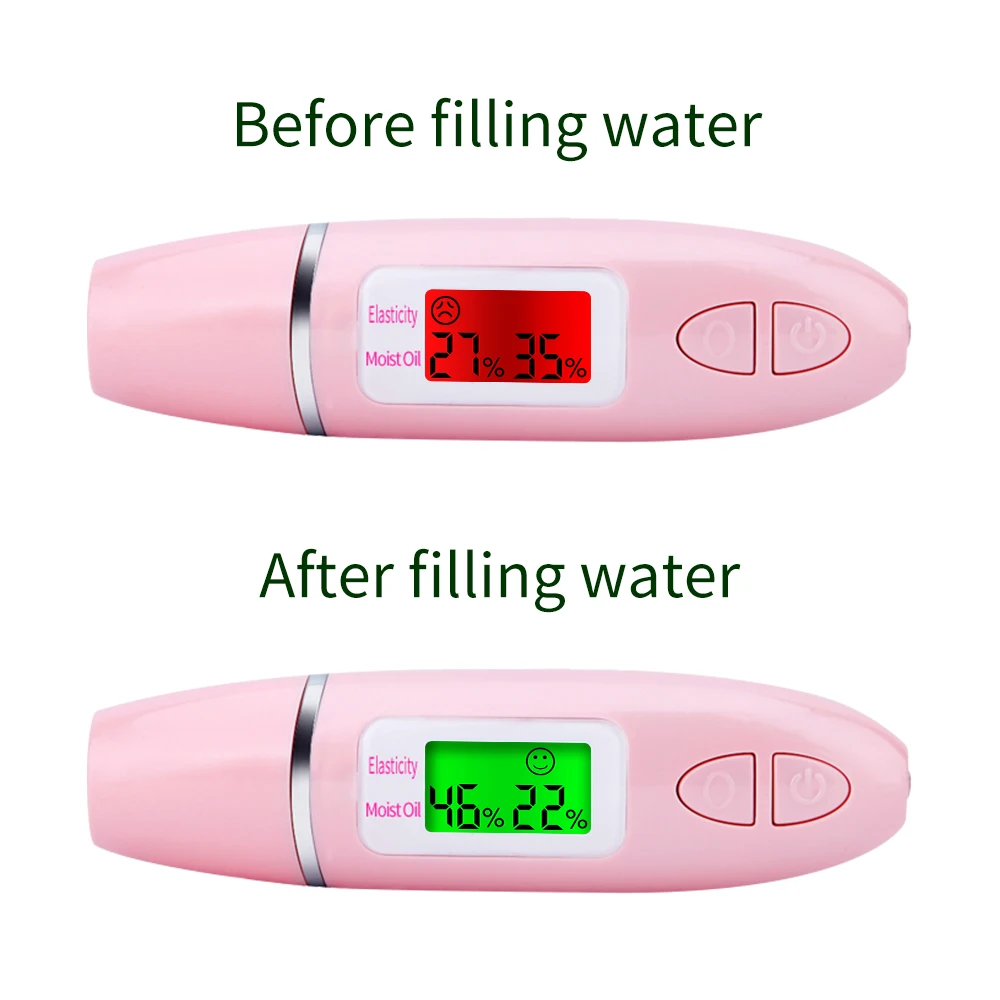 LCD skin tester digital facial moisture monitor oil tester test machine personal scanner health portable smart skin analyzer