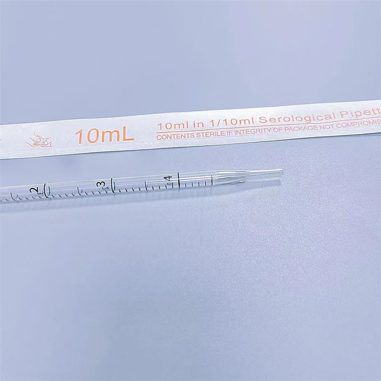 Serological Pipette Sterile For Laboratory Use Pipette Sterile Capacity 1ml 2ml 5ml 10ml 25ml