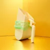 Multi-functional yellow cat litter scoop